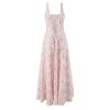Floral tied long camisole dress for women