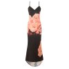 Printed slim fit backless camisole dress for women