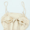 Bareback Butterfly Decorative Silk Texture Strap Dress for Women