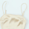 Bareback Butterfly Decorative Silk Texture Strap Dress for Women