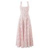 Floral tied long camisole dress for women